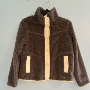 L.L. Bean Women's Fleece Sherpa Jacket L